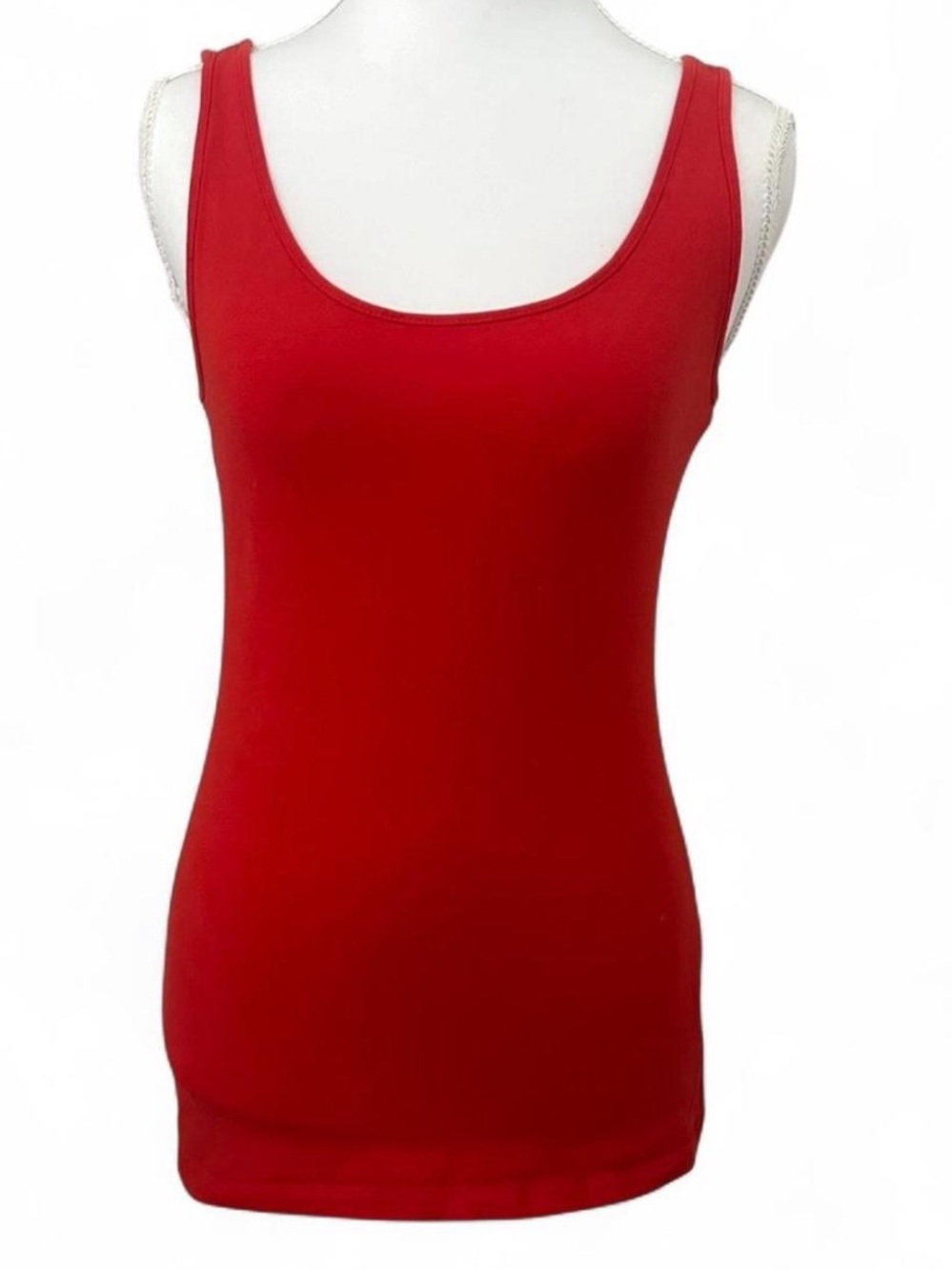H&M Red Scoop Neck Tank Top